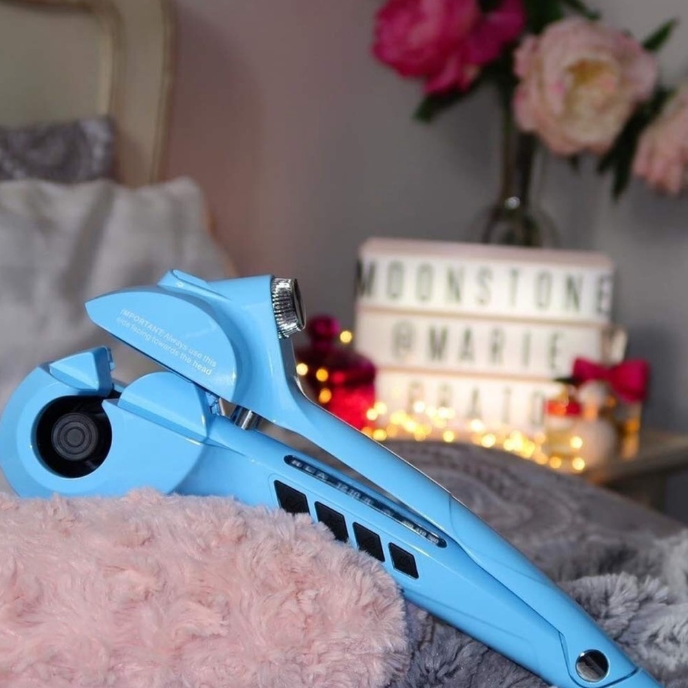 Curling spiral wand